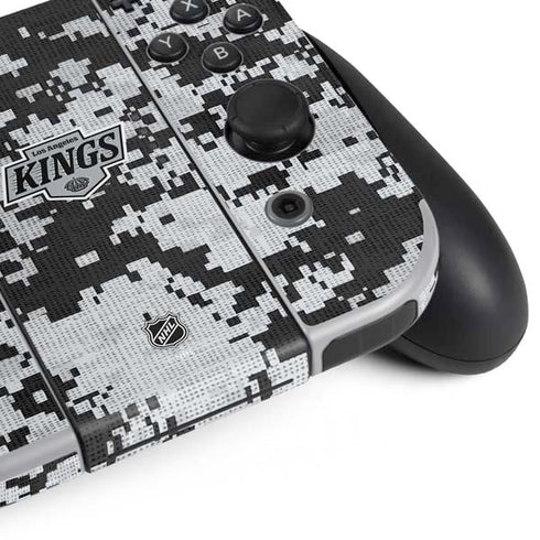 NHL Los Angeles Kings Camo Nintendo Switch OLED (2021) Skin